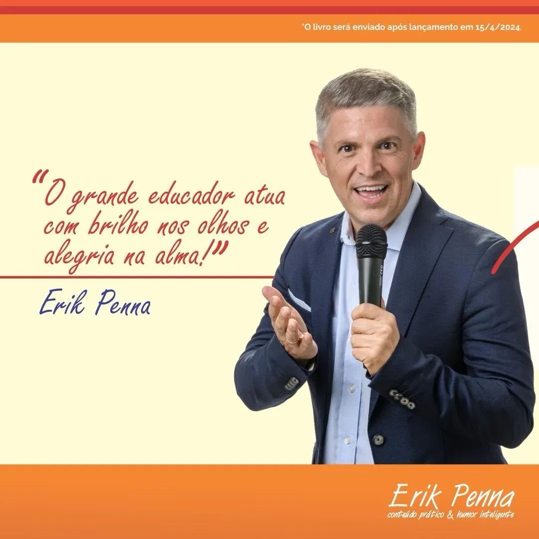 Frase do livro Alegria para Ensinar e Transformar Vidas